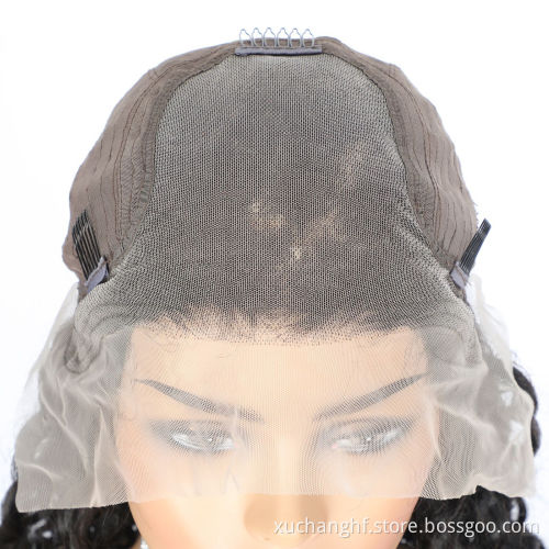 Cuticle Aligned virgin brazilian hair transparent swiss lace 13X6 deeper parting hd lace frontal wig